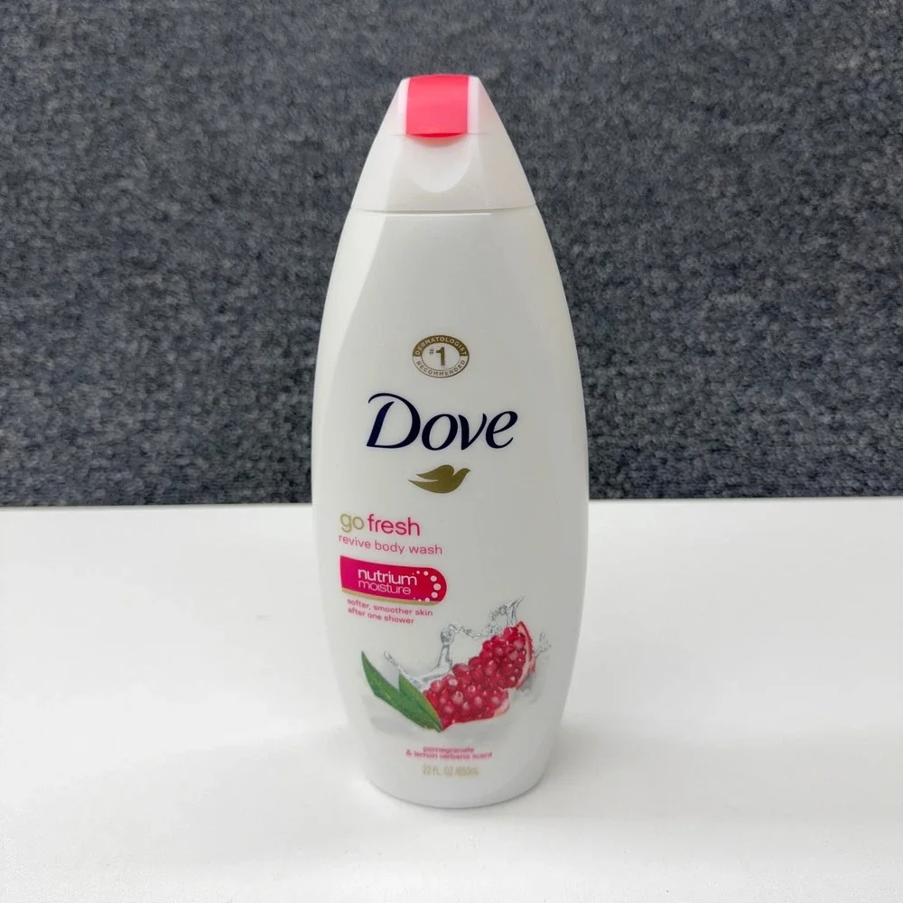 Dove Go Fresh Revive Body Wash Pomegranate & Lemon Verbena 22 oz NutriumMoisture